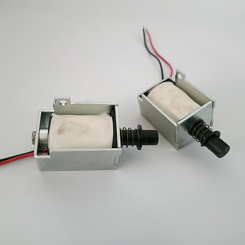 Micro Linear Solenoid Push Pull โซลินอยด์วาล์ว Dc 12 โวลต์ Push Pull Actuator